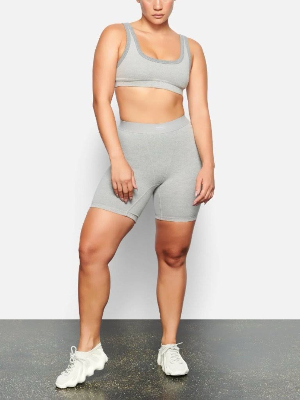 Skims Heather Gray bike shorts- Size 3X NWT